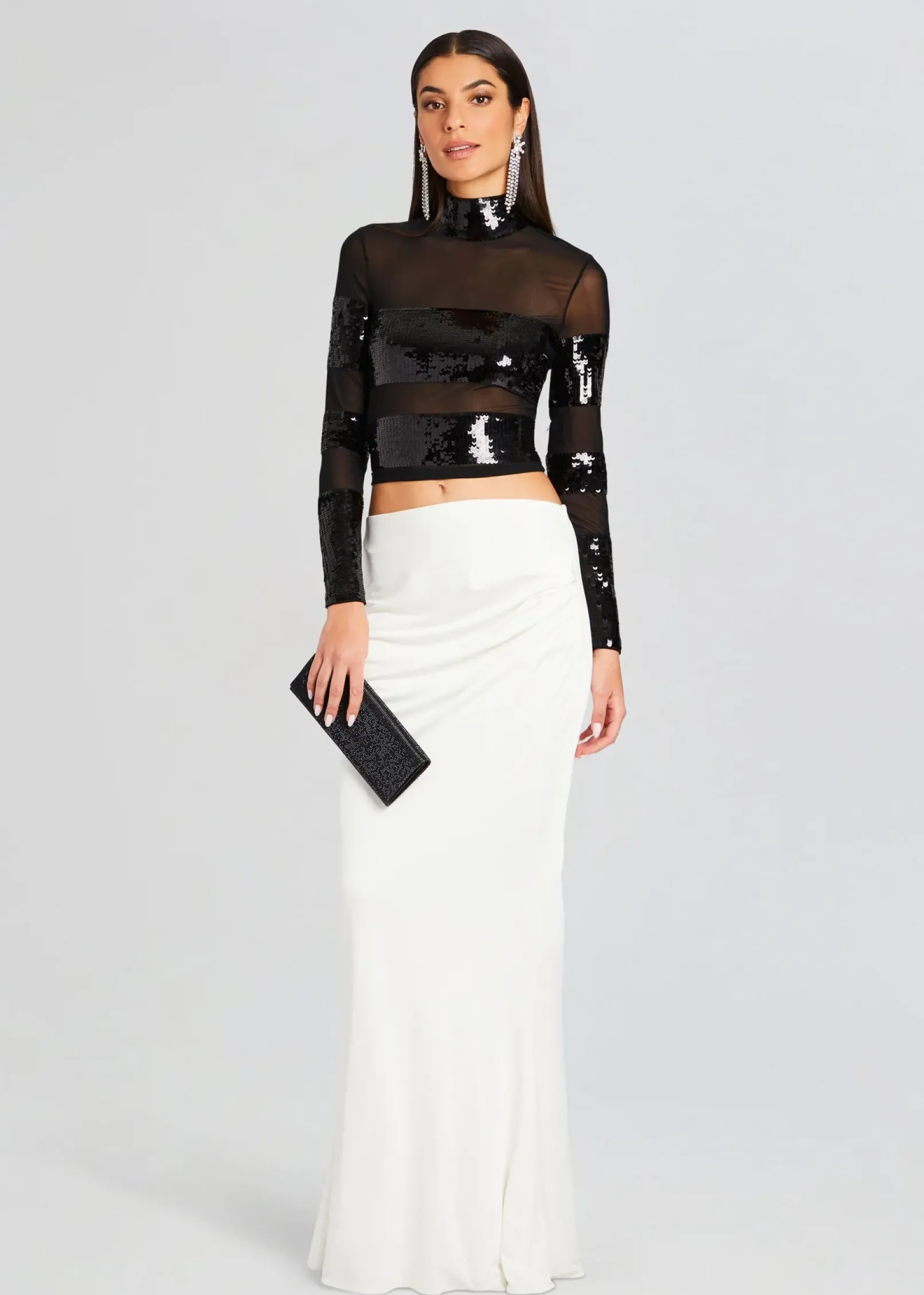 Store Nyx Sequin Top Tops