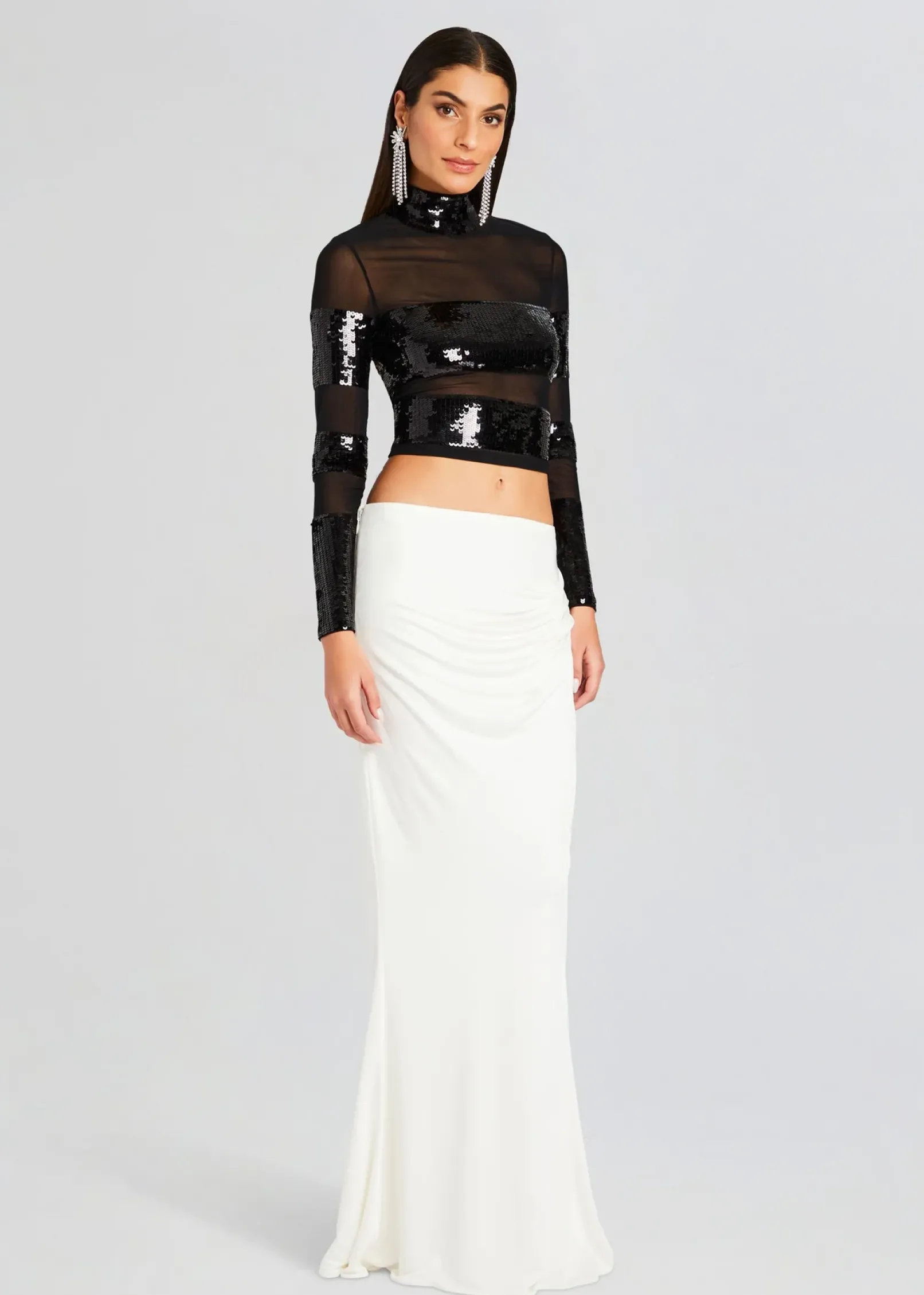Store Nyx Sequin Top Tops