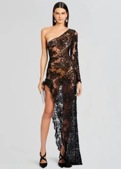 Cheap Olimpia Embellished Lace Dress Sheer Bliss