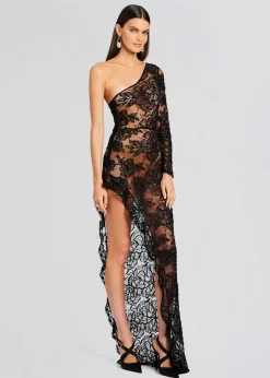 Cheap Olimpia Embellished Lace Dress Sheer Bliss