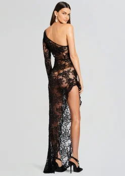 Cheap Olimpia Embellished Lace Dress Sheer Bliss