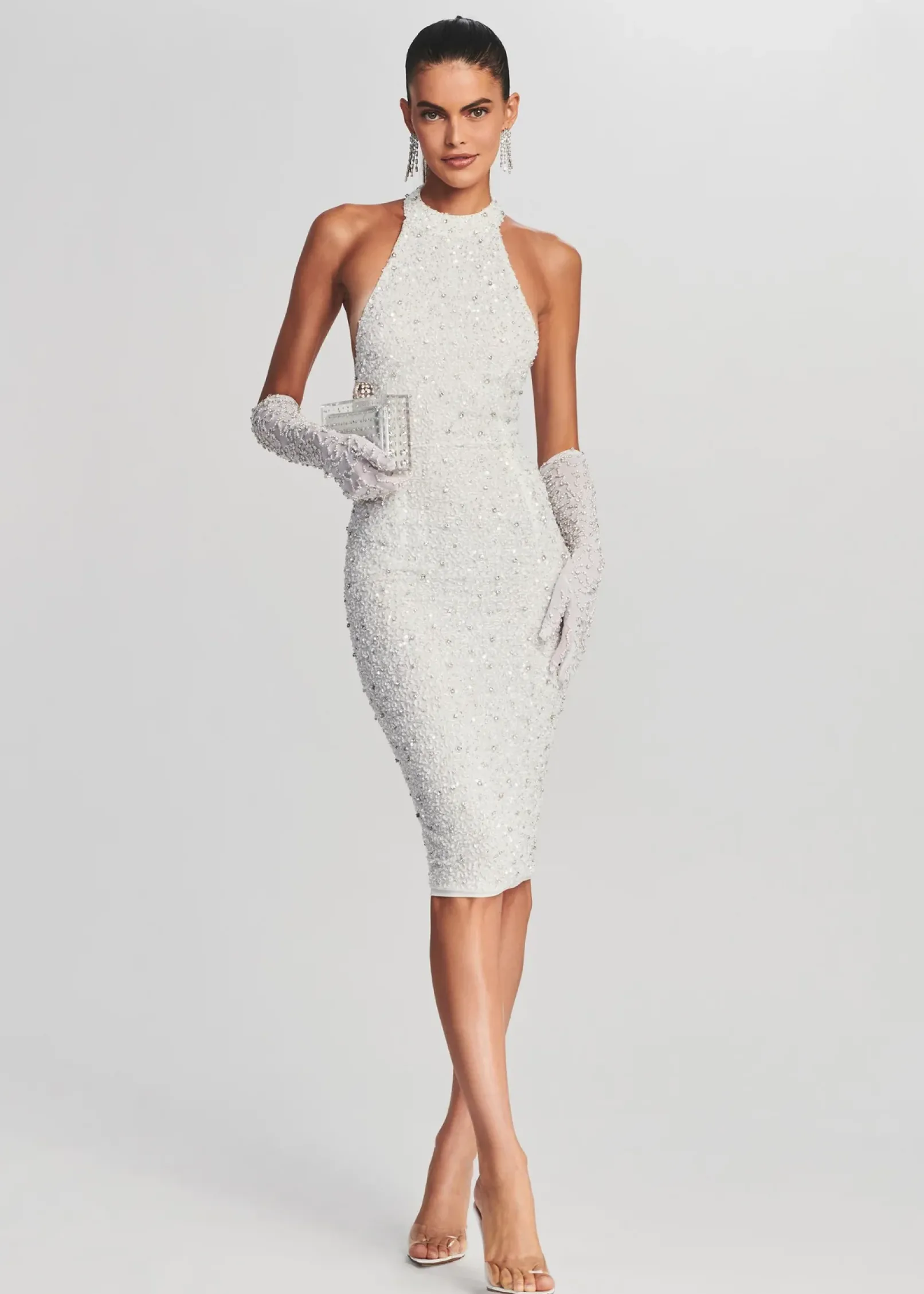 Store Olivia Midi Sequin Dress Sequin Styles