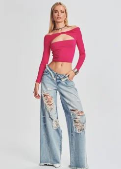 Outlet Ollie Wide Leg Jean Bottoms