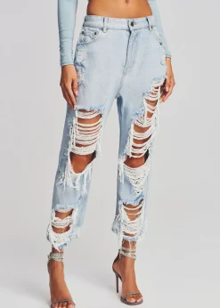 Discount Omar Drop Boyfriend Jean Denim