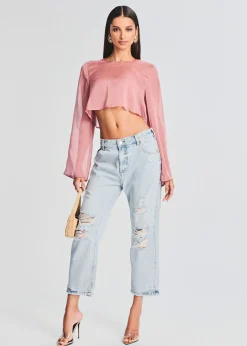 Store Omar Drop Boyfriend Jean Bottoms