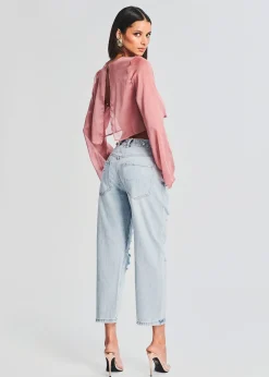 Store Omar Drop Boyfriend Jean Bottoms