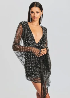 Clearance Opal Crystal Embellished Dress Guest Of