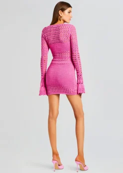 Online Peony Knit Crochet Dress RETROFÊTE