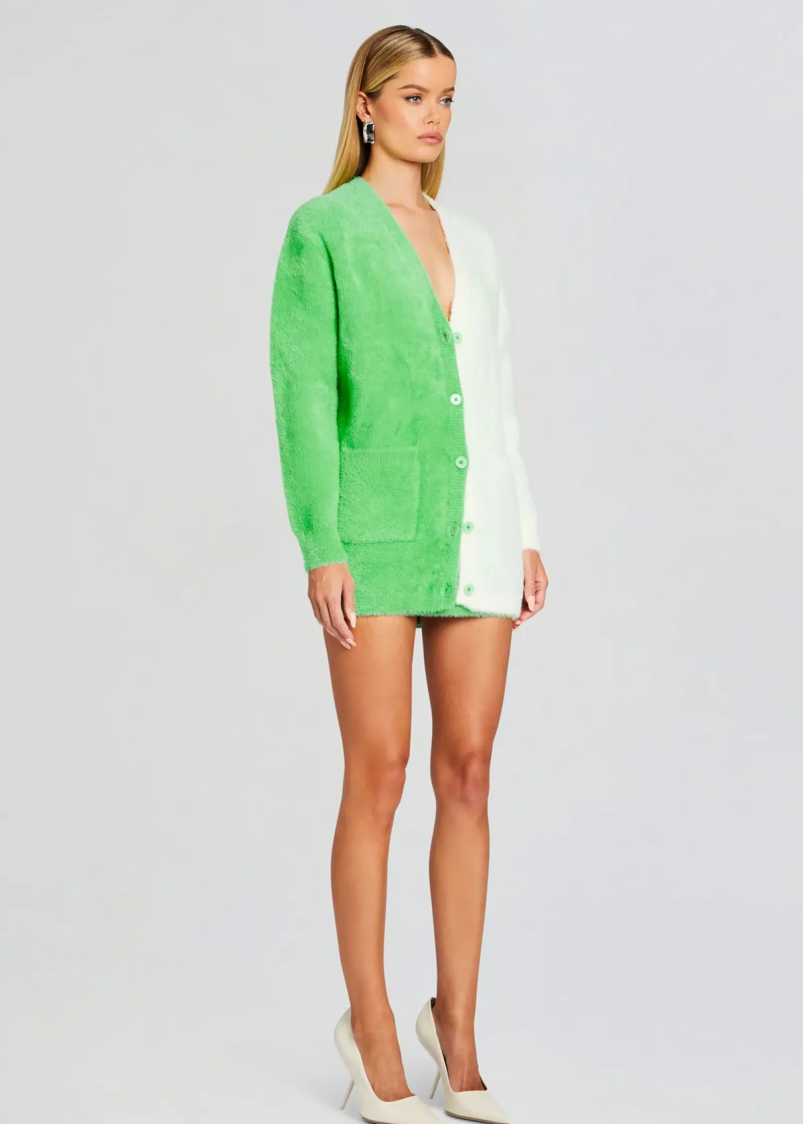 Sale Pepper Fuzzy Cardigan Spring Knits