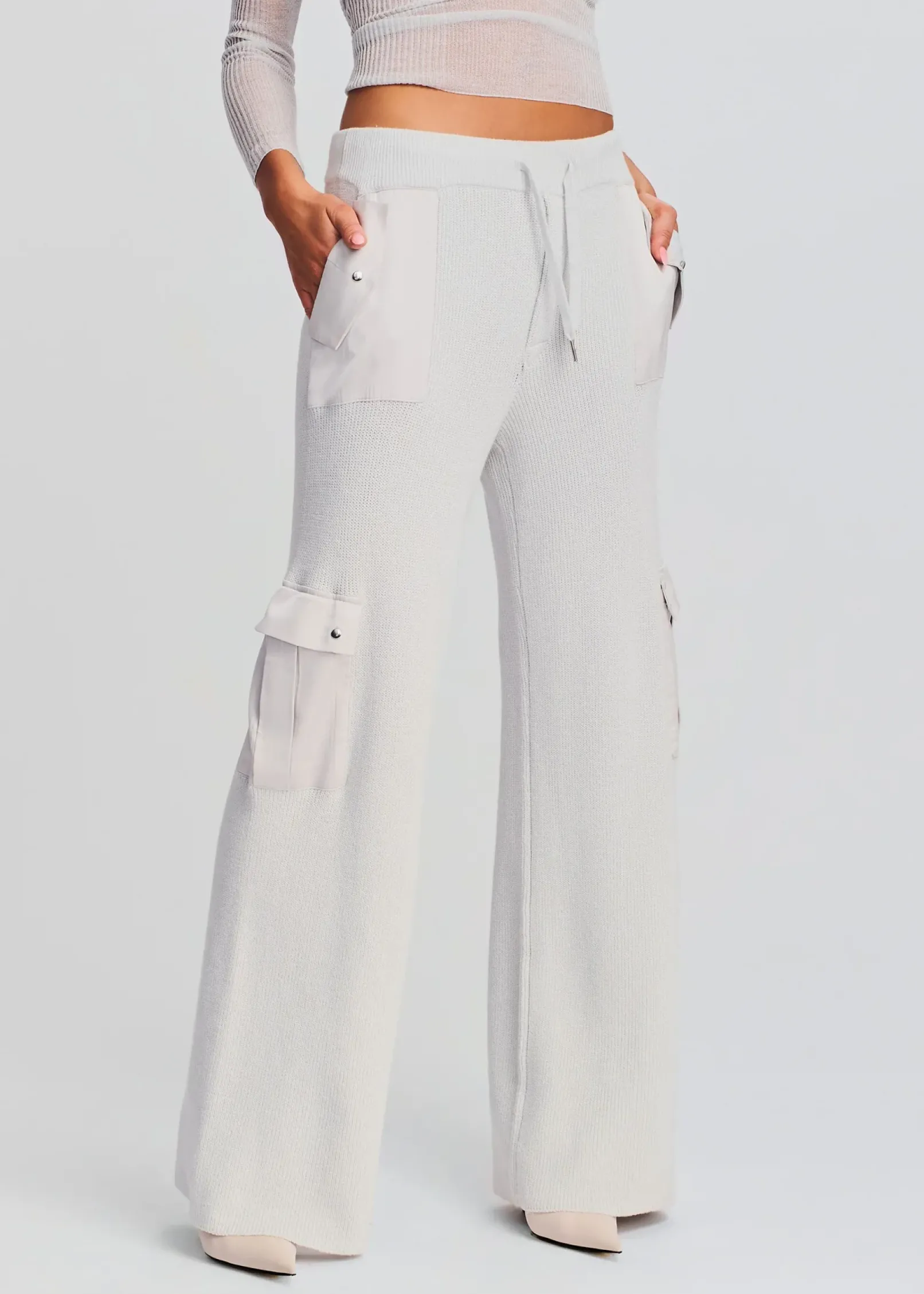 Outlet Poe Knit Cargo Pant Bottoms