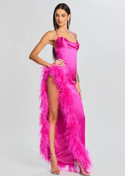 Shop Priscilla Feather Dress Guest Of
