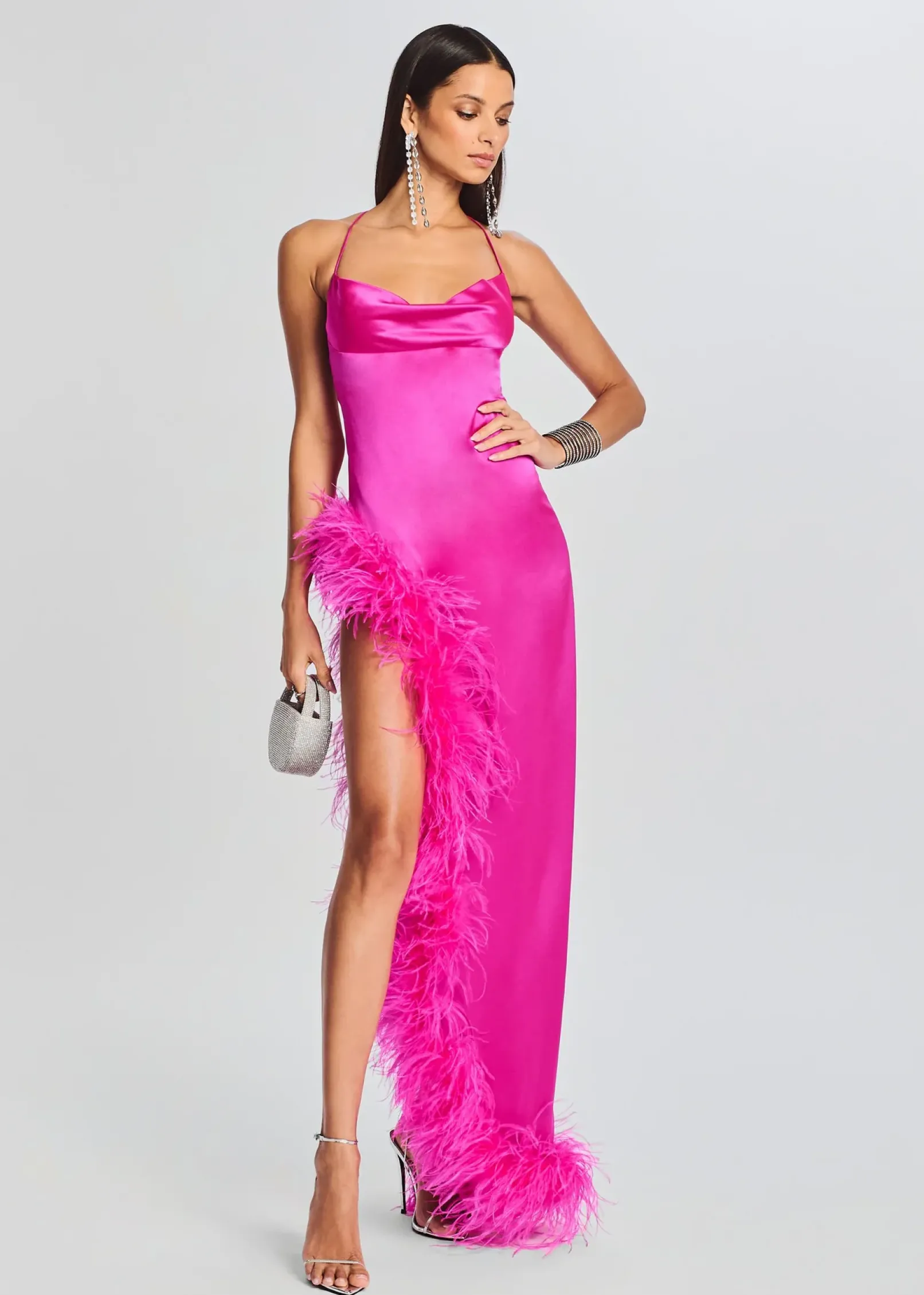 Online Priscilla Feather Dress RETROFÊTE