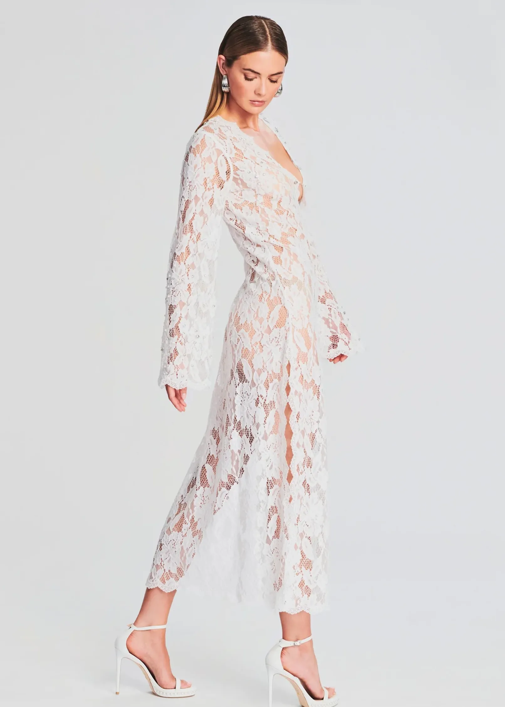Hot Reet Lace Kaftan Bachelorette Party