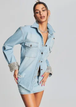 Store Remy Denim Shirt Day to Night