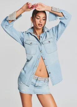 Store Remy Denim Shirt Day to Night