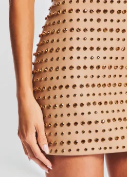 Fashion Rhya Embellished Leather Dress Men Neutral Moments