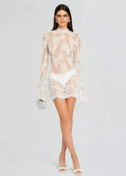 Best Rosie Embellished Lace Dress Subtle Shimmer