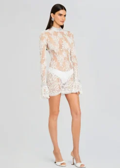 Best Rosie Embellished Lace Dress Subtle Shimmer