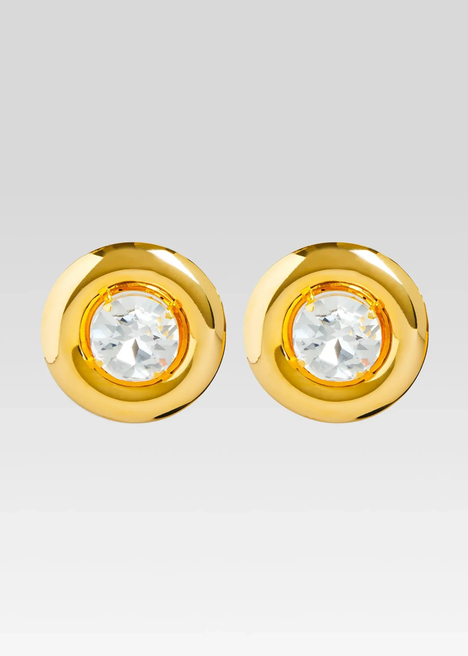Online Round Earrings with Crystals Coming Soon