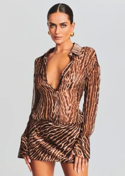 Sale Roxanne Dress Sheer Bliss