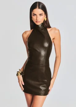 Cheap Roxy Leather Dress Dresses