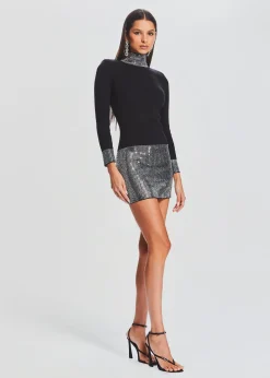 Hot Rue Embellished Knit Dress RETROFÊTE
