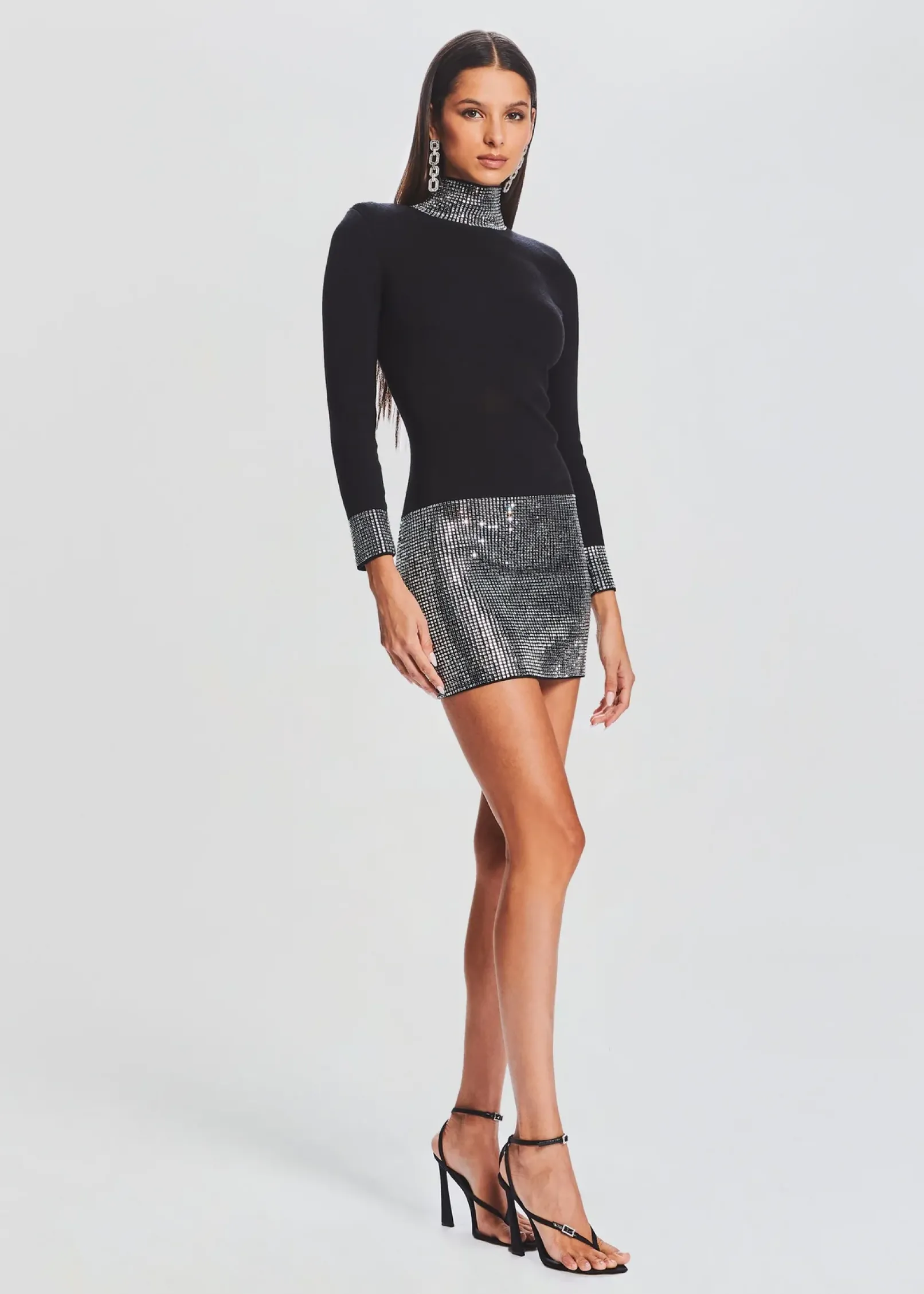 Hot Rue Embellished Knit Dress RETROFÊTE