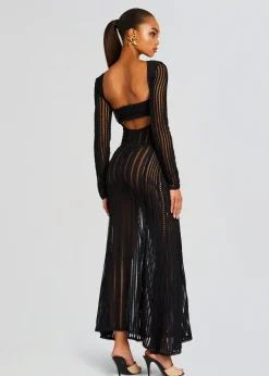 Best Sale Saley Long Dress Sheer Bliss