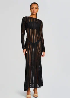 Best Sale Saley Long Dress Sheer Bliss