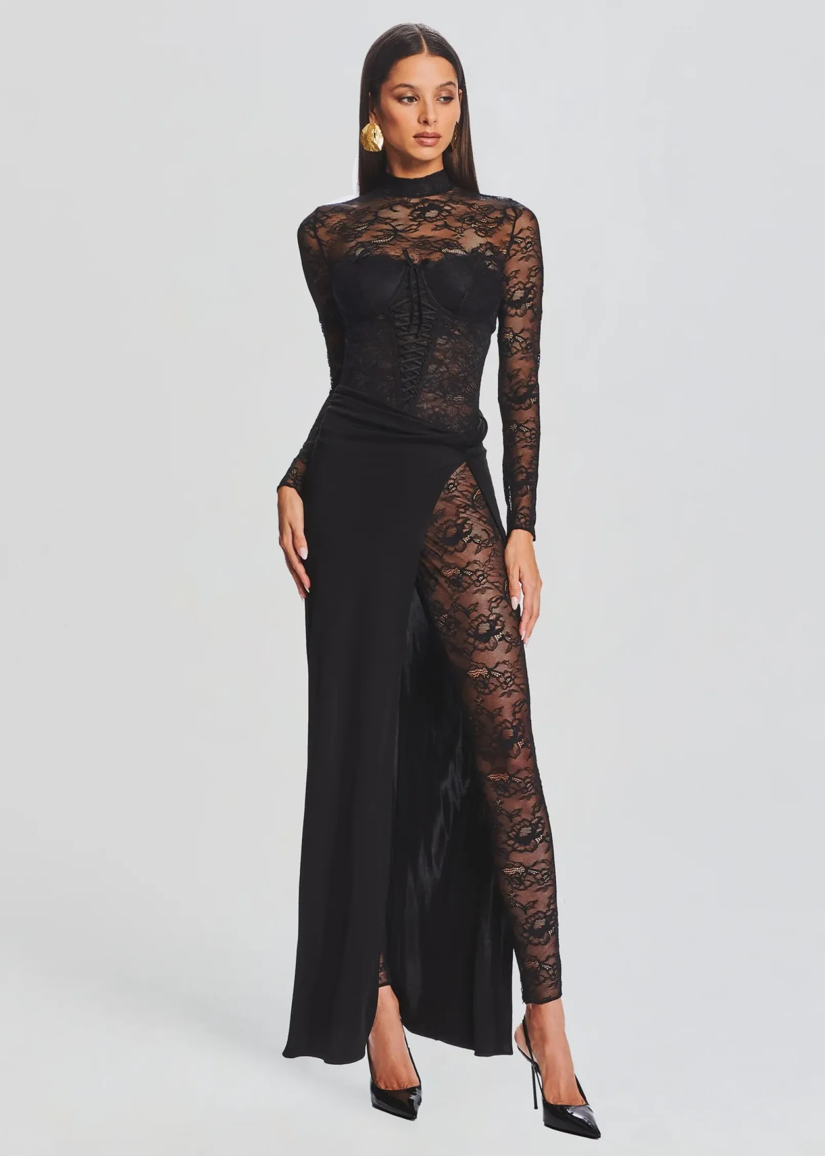 Shop Saphhira Lace Dress Maxi