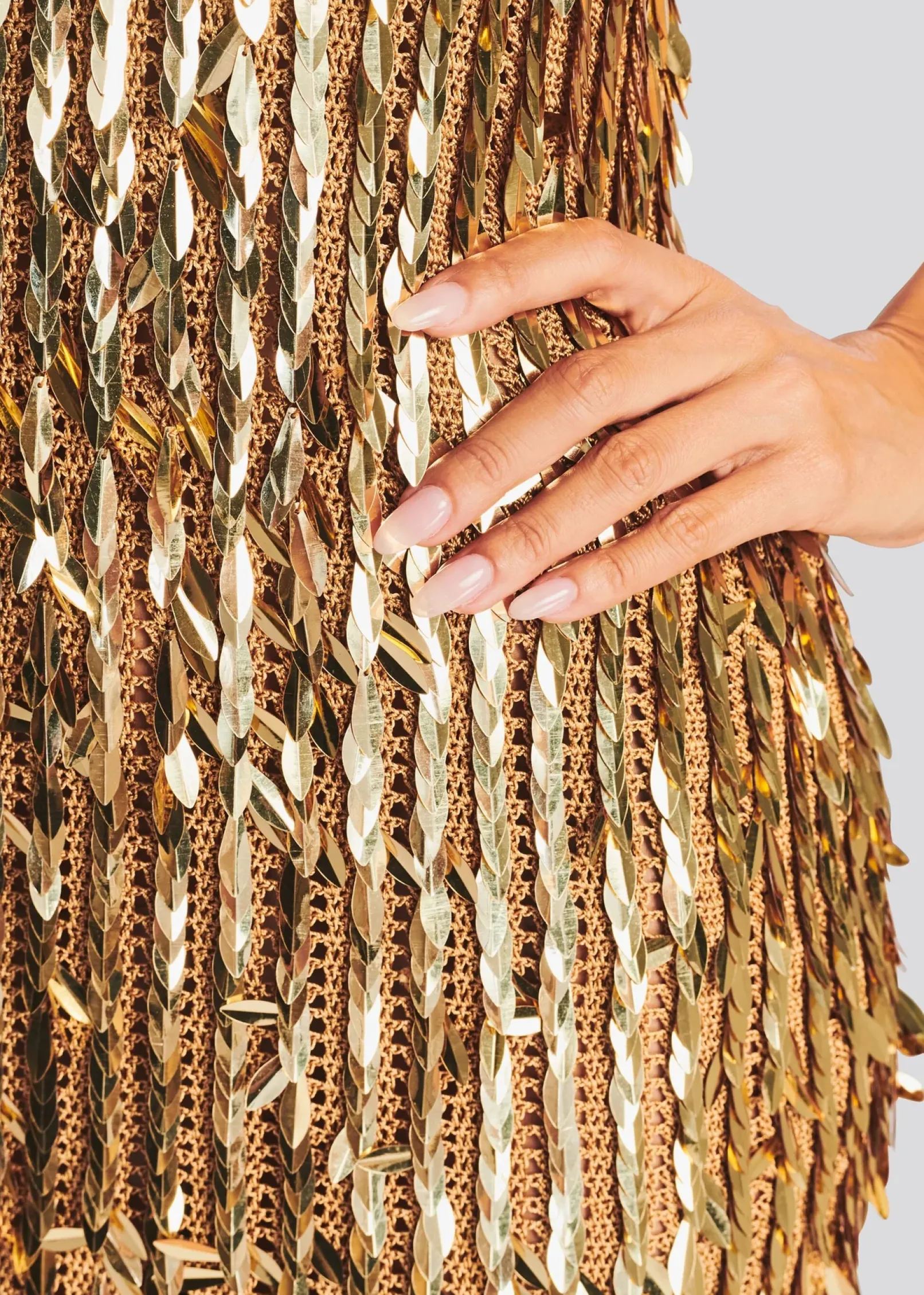 Shop Saros Feather Sequin Dress RETROFÊTE