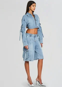 Clearance Sarta Cargo Short Denim