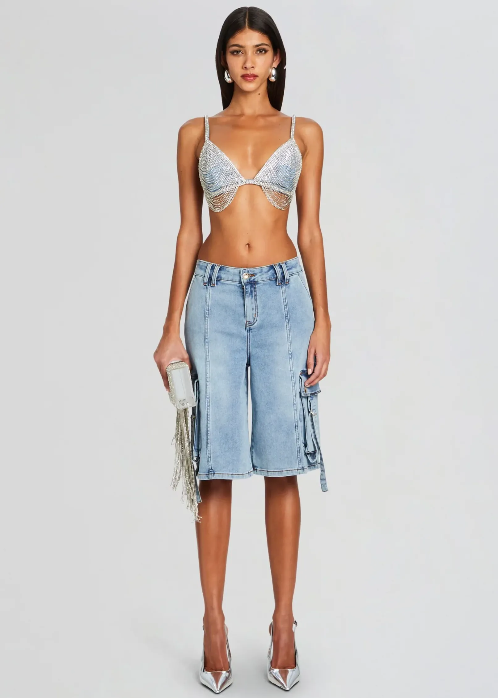 Clearance Sarta Cargo Short Denim