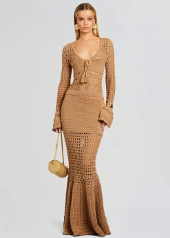 Outlet Sereno Knit Crochet Dress Gowns