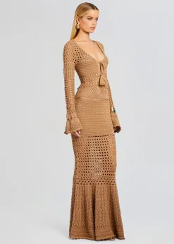 Cheap Sereno Knit Crochet Dress Dresses