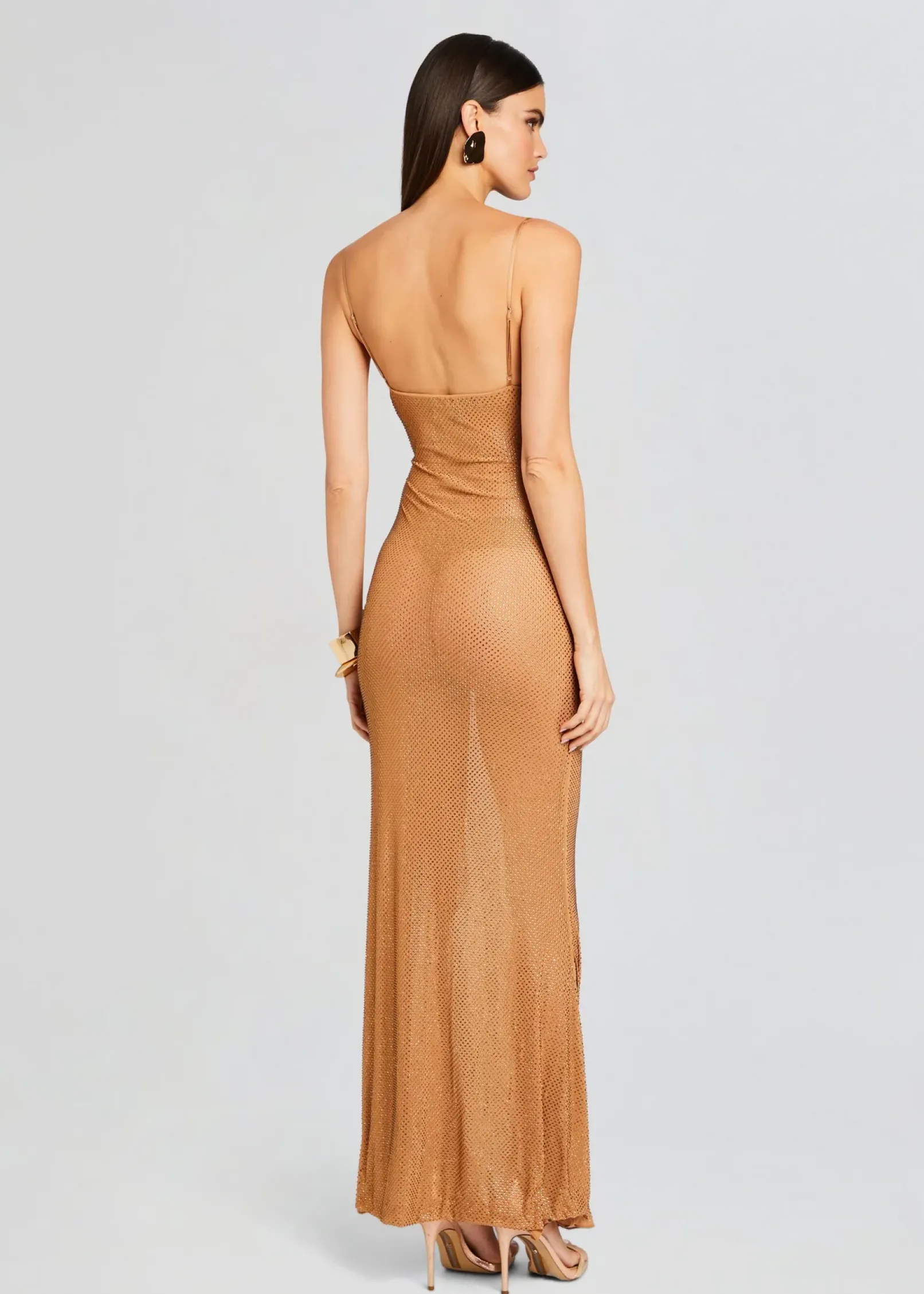 Cheap Shilo Embellished Silk Dress Sheer Bliss