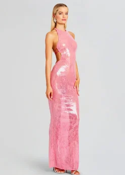 Hot Shivonne Sequin Lace Dress Gowns