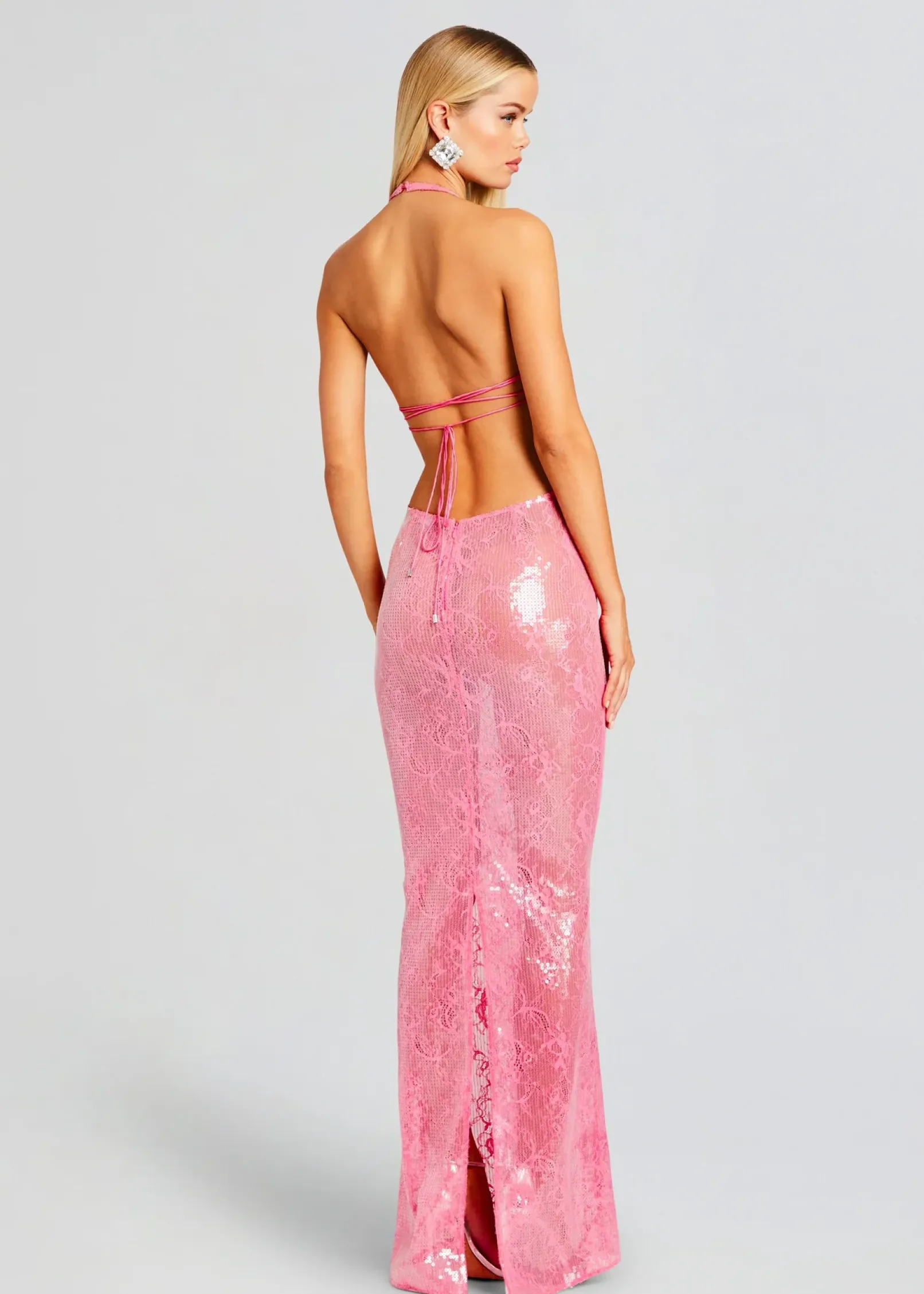 Fashion Shivonne Sequin Lace Dress Guest Of