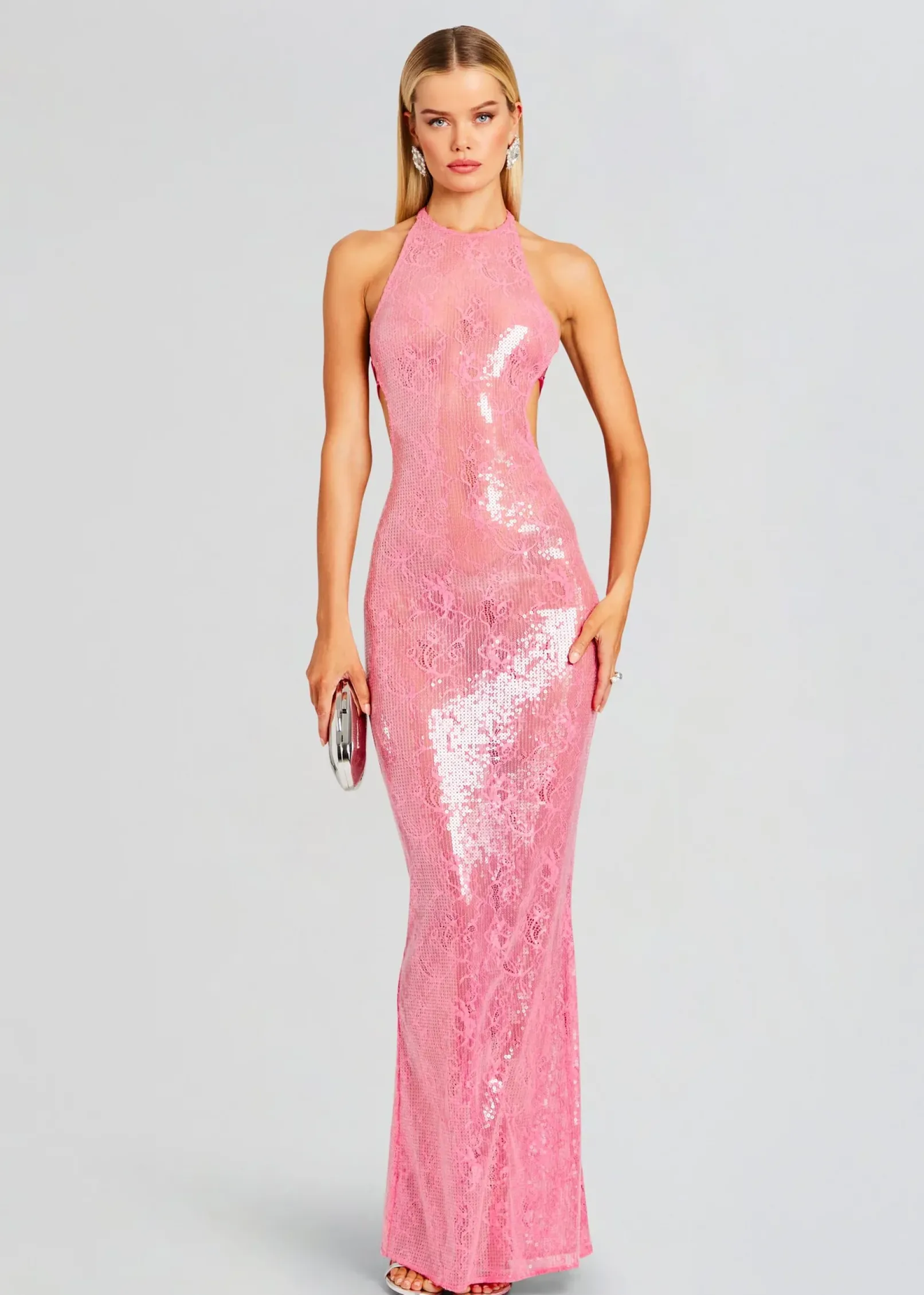 Shop Shivonne Sequin Lace Dress RETROFÊTE