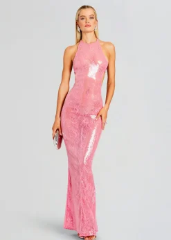 Sale Shivonne Sequin Lace Dress Sheer Bliss