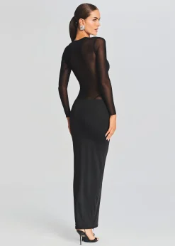 Store Silver Maxi Dress Guest Of