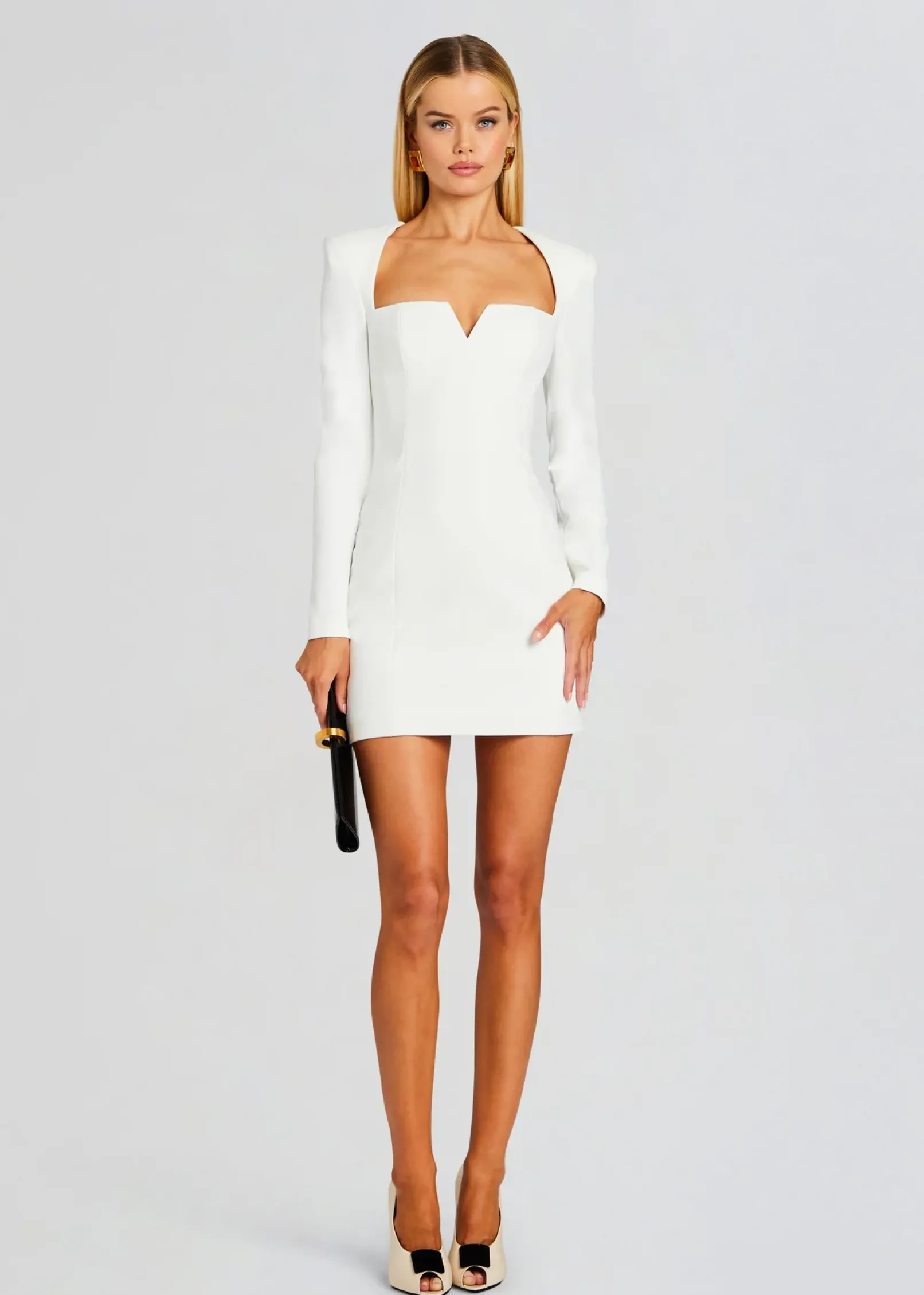 Store Simone Mini V Dress Resort '24