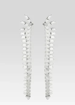 Shop Snake Skin Crystal Earrings Coming Soon