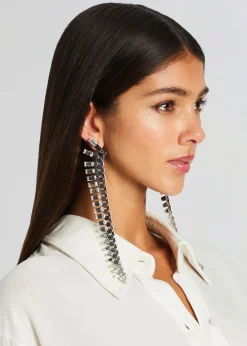 Shop Snake Skin Crystal Earrings Coming Soon
