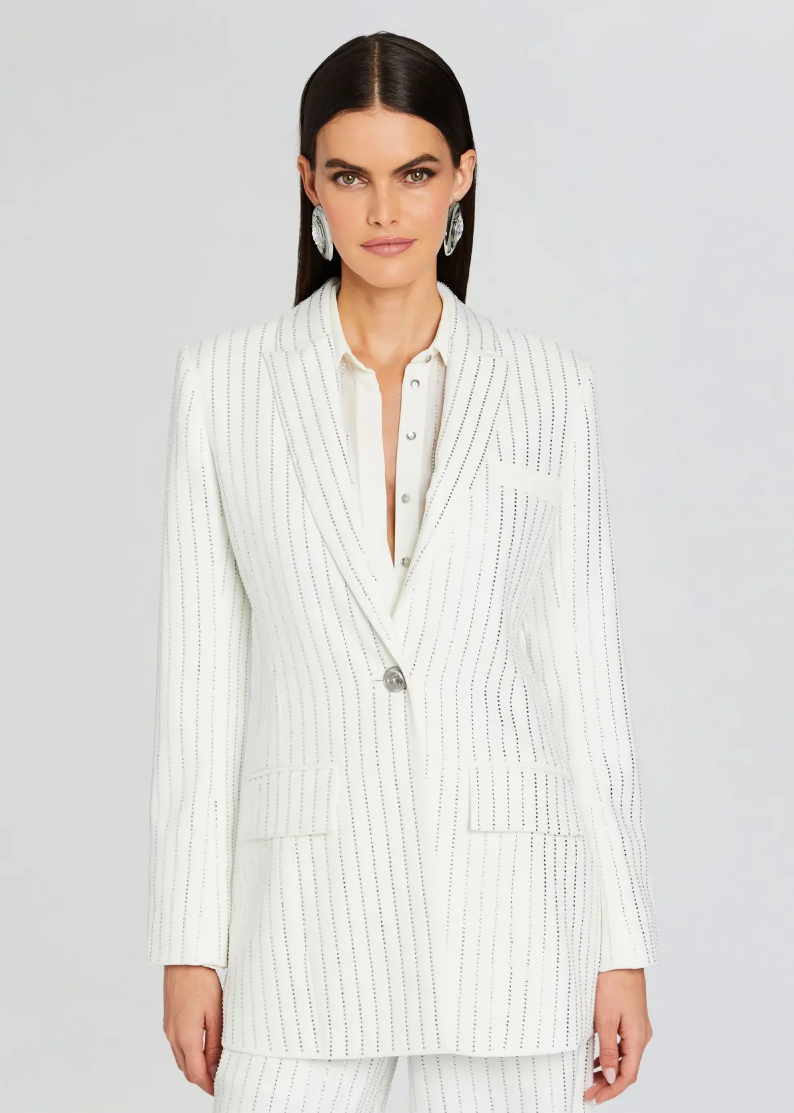 Best Solana Embellished Blazer Trending