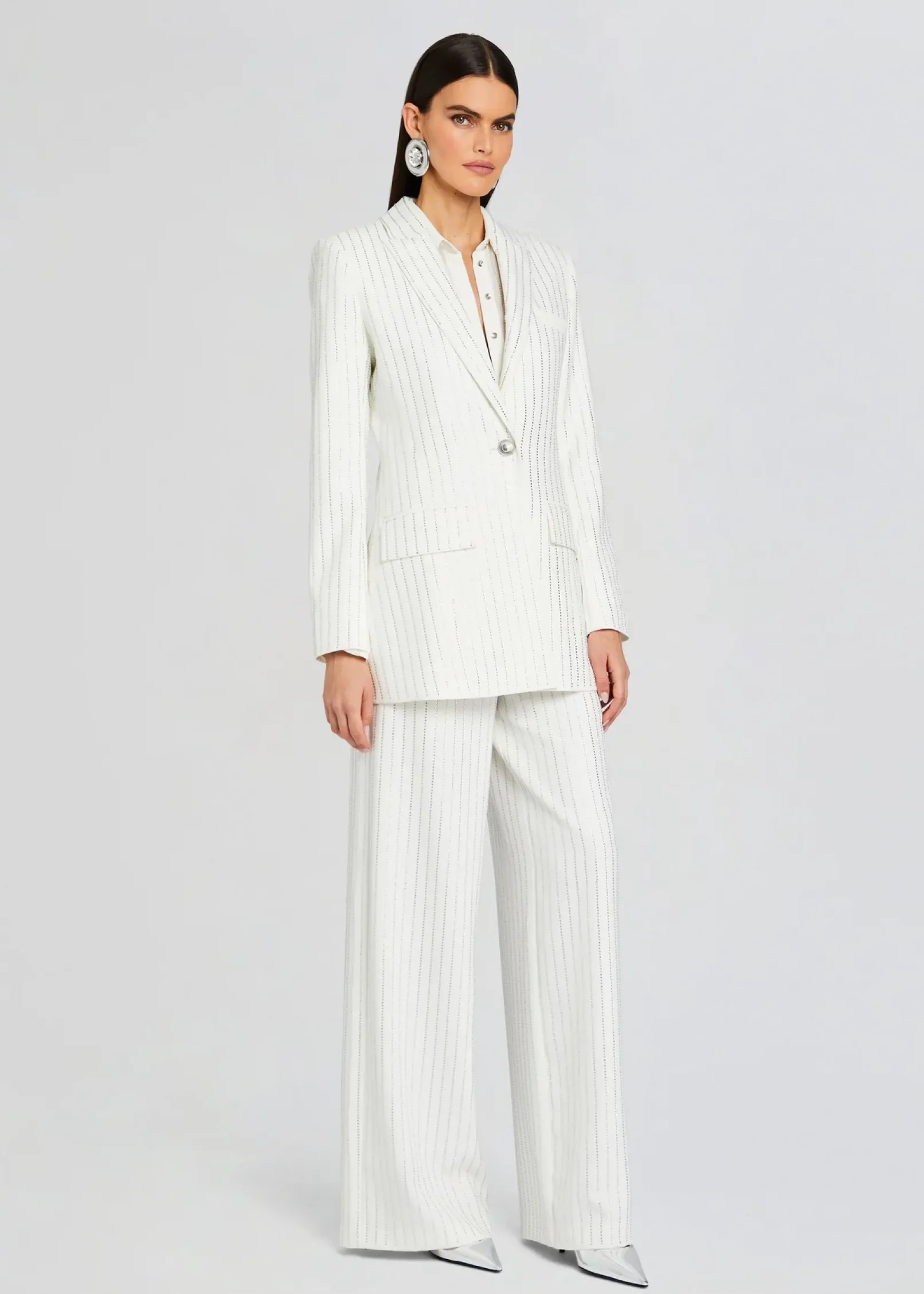 Best Solana Embellished Blazer Trending