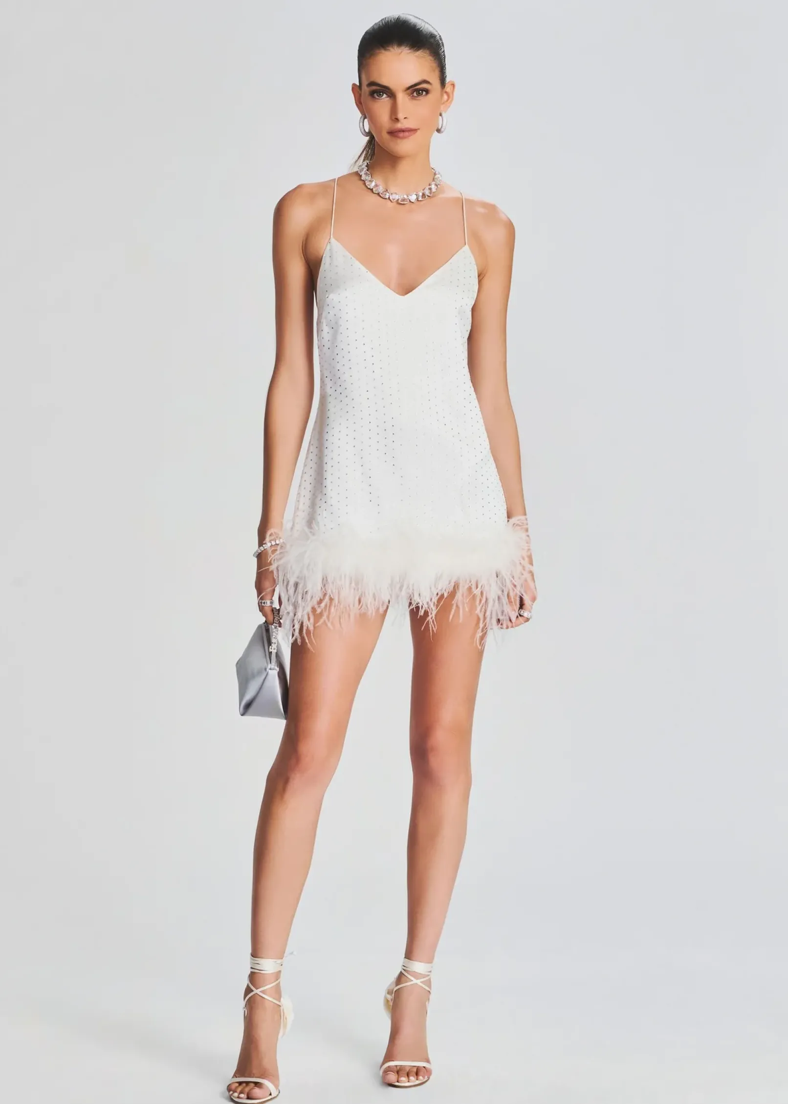 Flash Sale Susana Feather Dress Bridal Shower