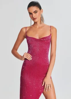 Flash Sale Topaz Glass Beaded Dress Guest Of
