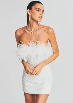Cheap Torin Sequin Feather Dress Exclusively Ours