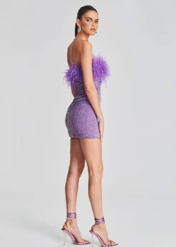 Hot Torin Sequin Feather Dress RETROFÊTE